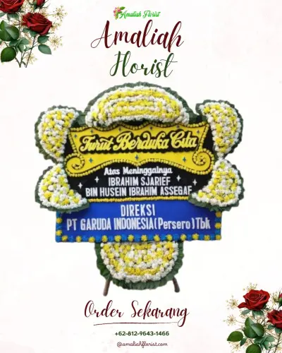 Papan Bunga Duka di Sidomukti
